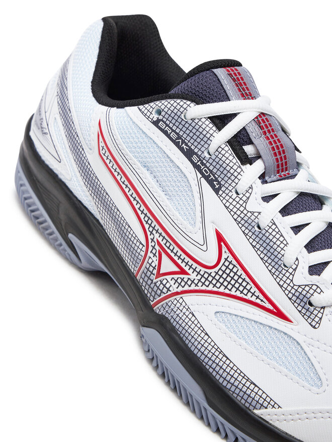 Mizuno Boty na tenis Mizuno Break Shot 4 Padel 61GB2335 Bílá