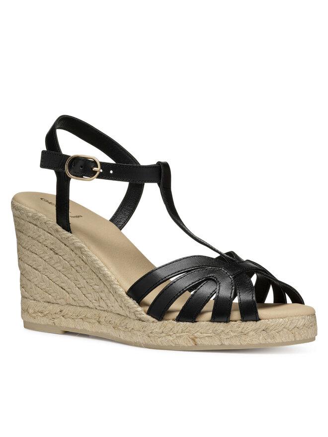 Geox Espadrilky Geox D Gelsa D55TPA 00043 C9999 Černá
