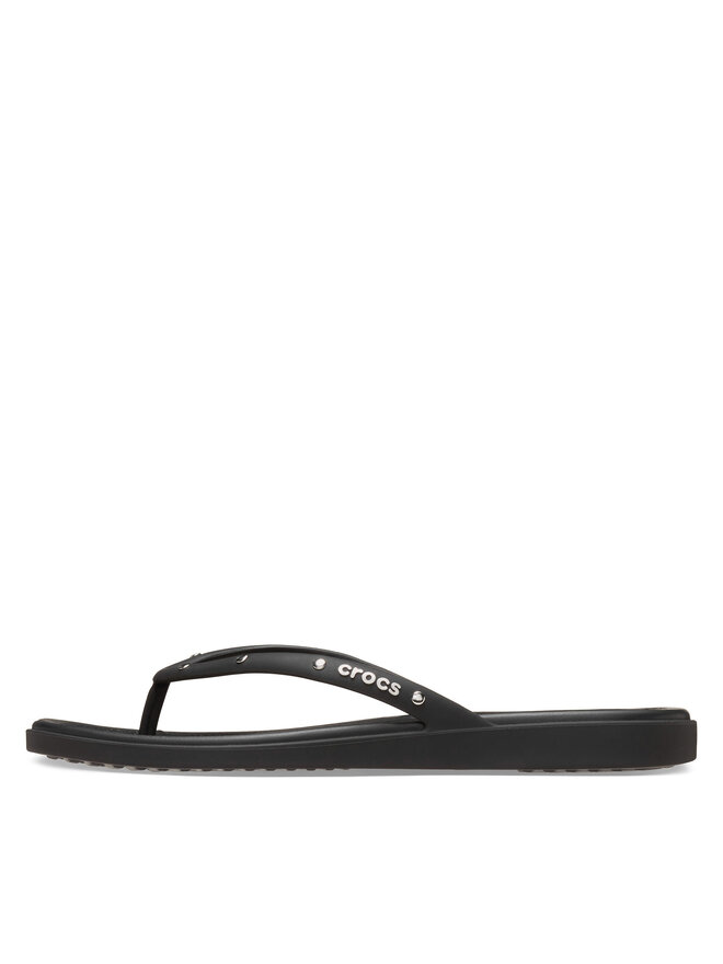 Crocs Zehentrenner Crocs Miami Studded Flip 211471 Schwarz