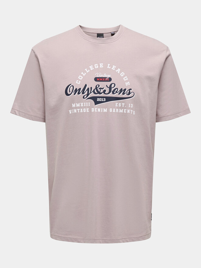 Only & Sons Only & Sons Marškinėliai Lenny 22028593 Violetinė Regular Fit