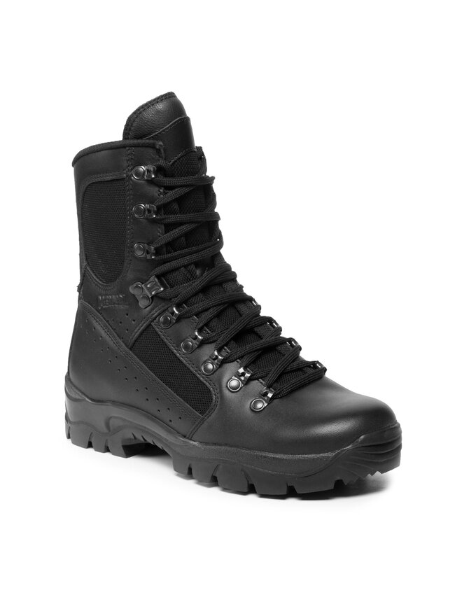 Meindl Schnürstiefeletten Meindl Kampfstiefel Leic 3673P Schwarz