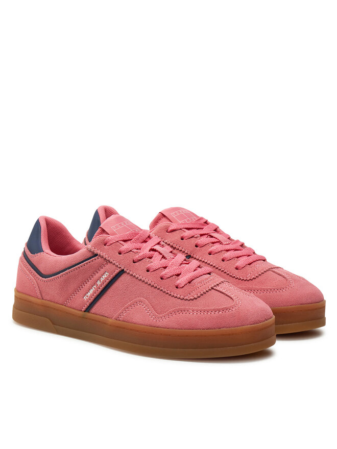 Tommy Jeans Снікерcи Tommy Jeans The Greenwich Suede EN0EN02696 Рожевий