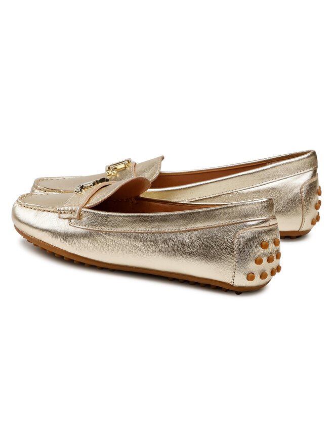 LAUREN RALPH LAUREN Mokasyny Lauren Ralph Lauren Barnsbury 802809341001 Złoty