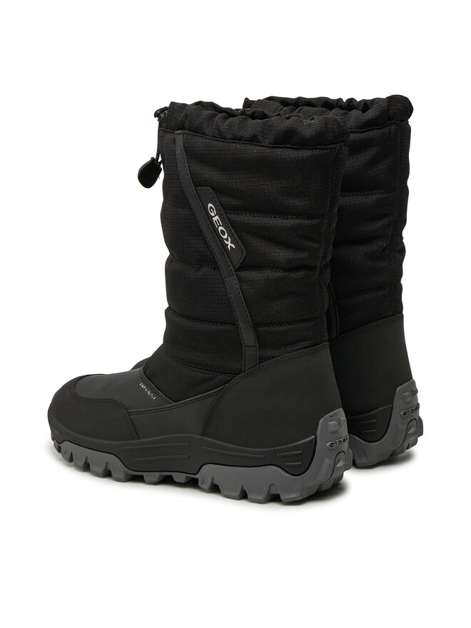 Geox Sněhule Geox J Himalaya Boy B Abx J26FRA 0FU54 C9999 D Černá