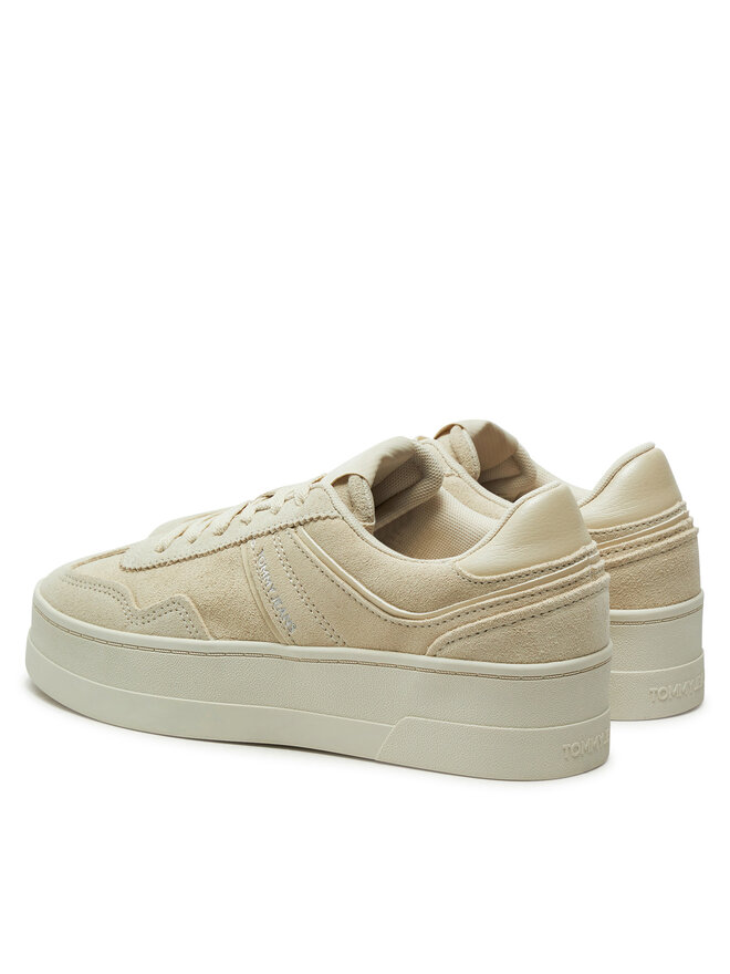 Tommy Jeans Sneakersy Tommy Jeans The Greenwich Flatform Elevated EN0EN02676 Beżowy