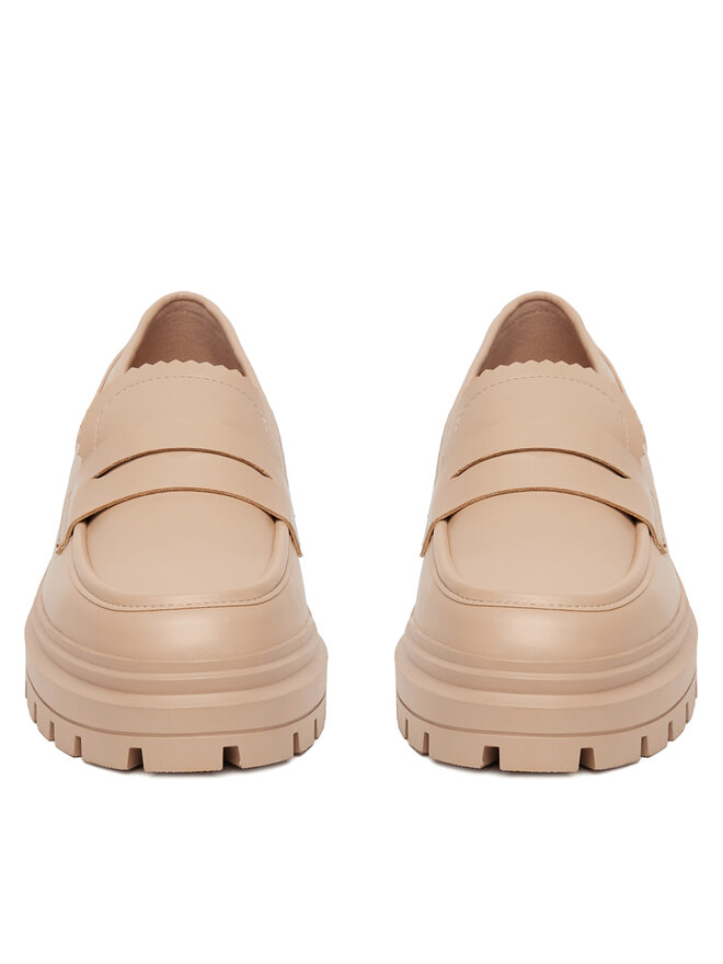 DeeZee Loafersy DeeZee 58682-8 Beżowy