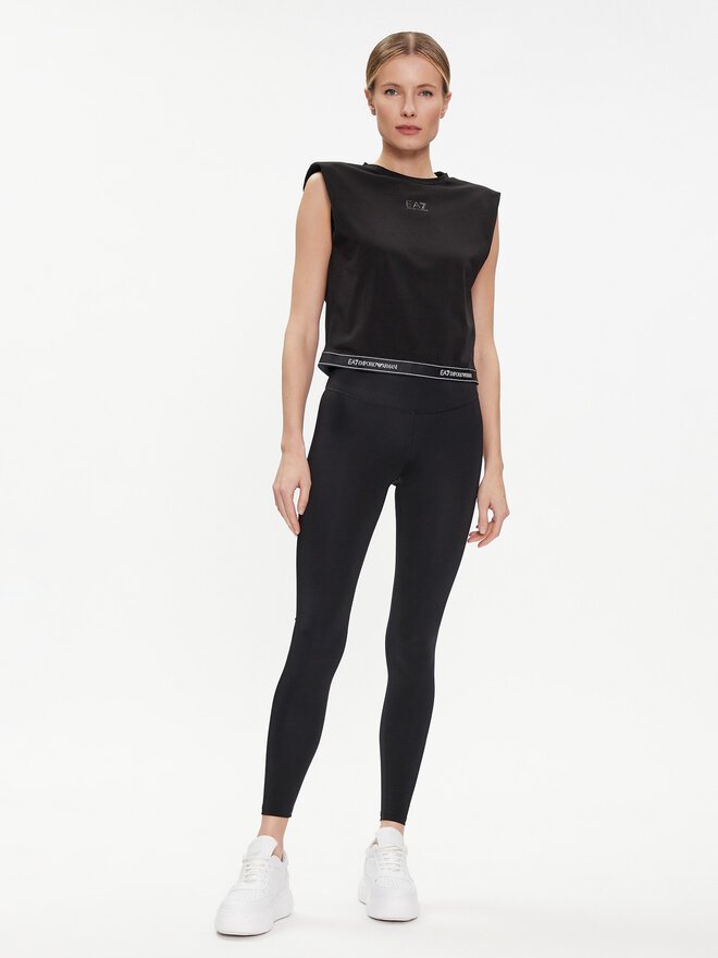 EA7 Emporio Armani EA7 Emporio Armani Футболка 3DTT22 TJ6SZ 1200 Чорний Regular Fit