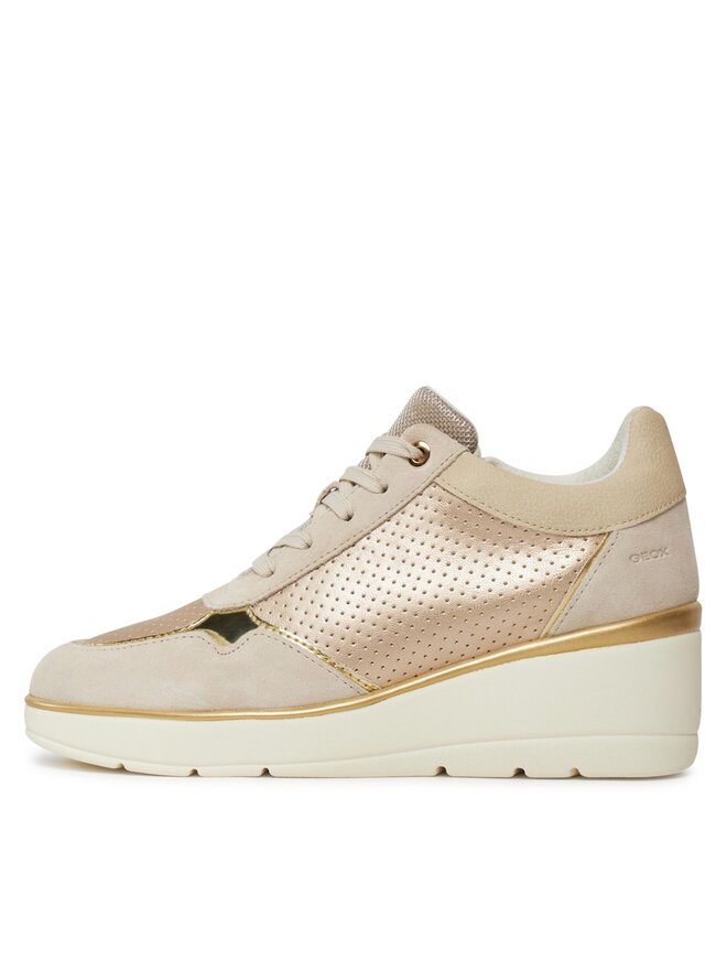 Geox Sneakersy Geox D Ilde D25RAA 0AJ22 CB55V Beżowy