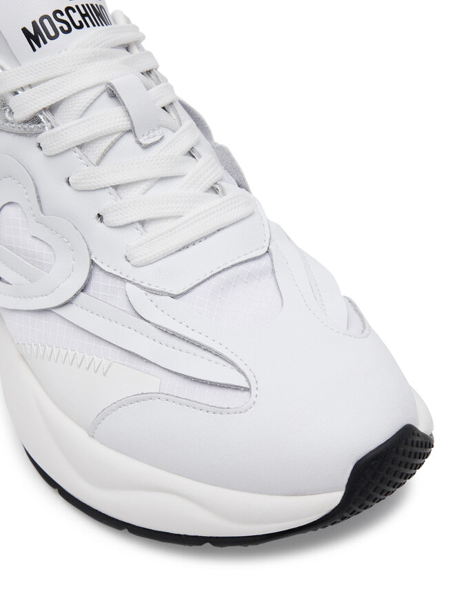 LOVE MOSCHINO Sneakersy LOVE MOSCHINO JA15326G1MIQE10A Biały