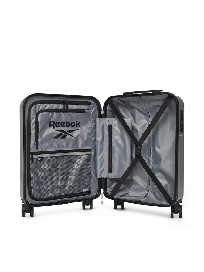 Reebok Walizka kabinowa Reebok RBK-WAL-003-07-CCC-S Srebrny