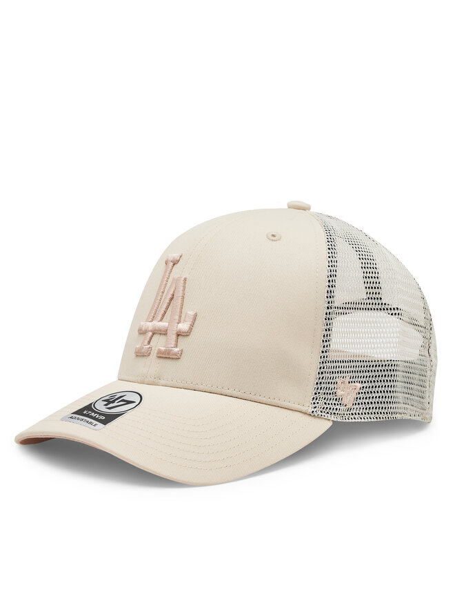 47 Brand Șapcă 47 Brand Mlb Los Angeles Dodgers Branson Sure Shot ’47 Mvp BCWS-BRSRS12CTP-NT88 Bej