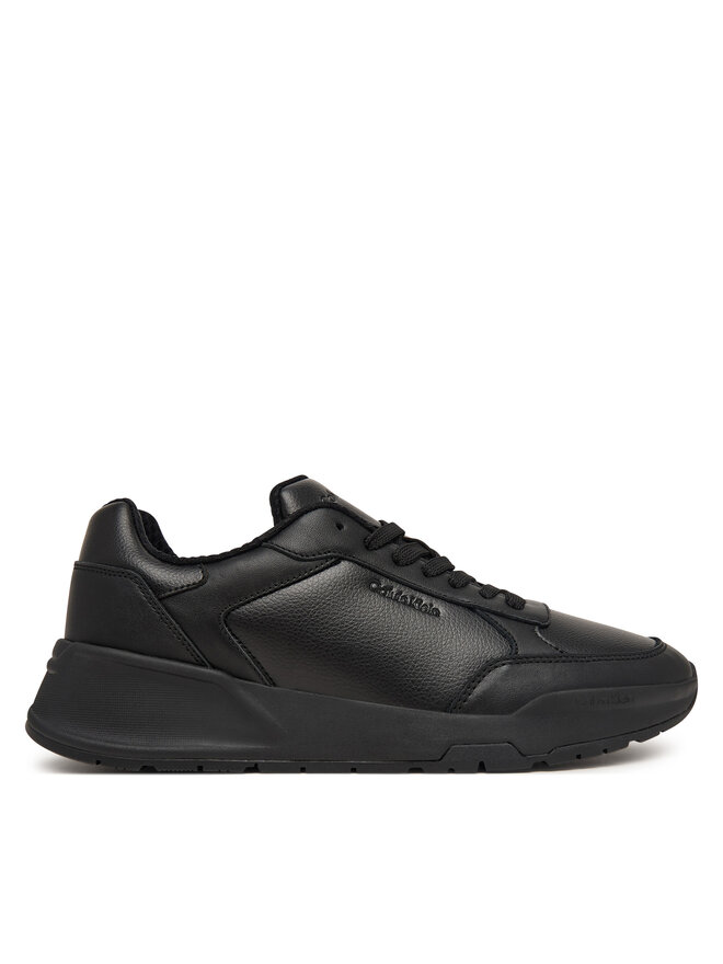 Calvin Klein Sneakers Calvin Klein City Runner Laceup Lth Mix HM0HM02309 Schwarz