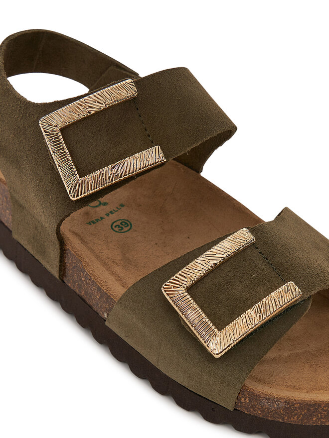 Grünland Sandalen Grünland Hola SB1164 Khakifarben