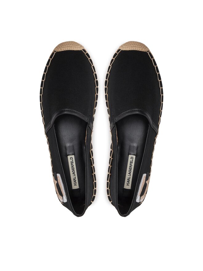 KARL LAGERFELD Еспадрили KARL LAGERFELD KL80111N Черен