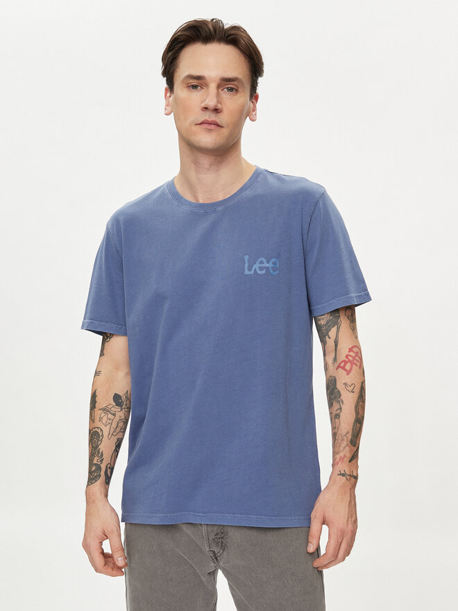 Lee Lee Camiseta Wobbly 112349080 Azul Regular Fit
