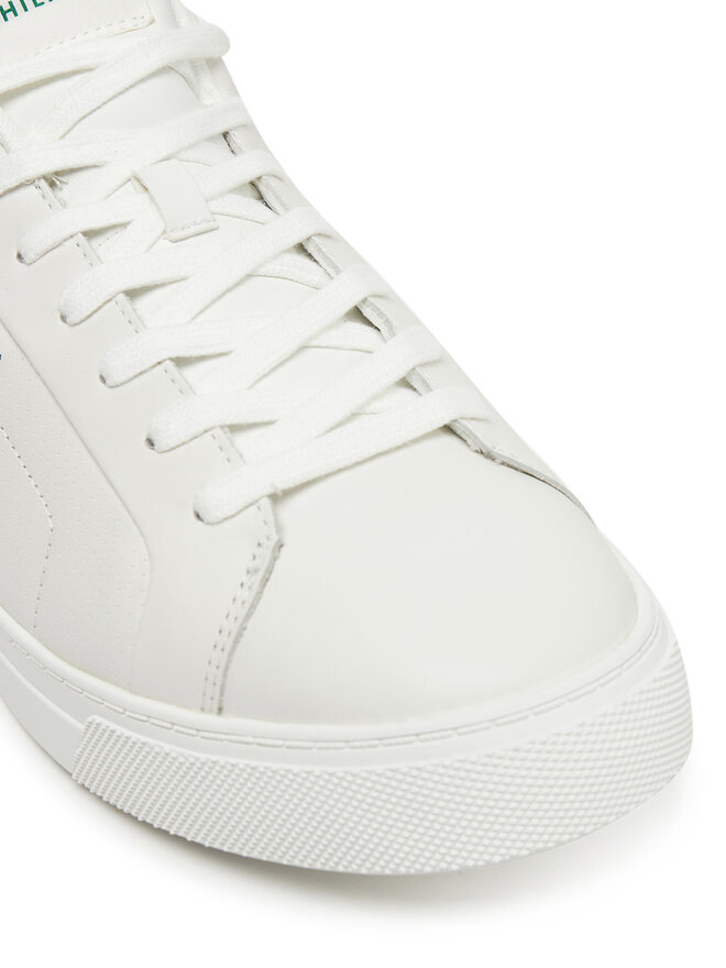 Tommy Hilfiger Αθλητικά Tommy Hilfiger Icon Court Pinperf Lth FM0FM05483 Λευκό