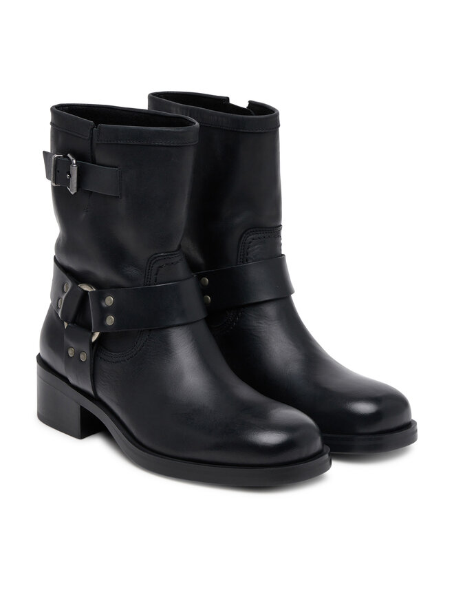 Tommy Jeans Μποτάκια Tommy Jeans Tjw Biker EN0EN02811 Μαύρο