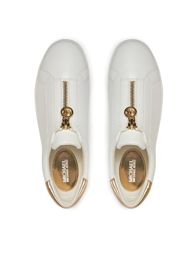 MICHAEL Michael Kors Снікерcи MICHAEL Michael Kors Keaton Zip Slip On 43R4KTFP2L Білий