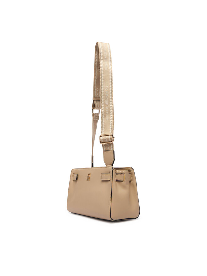 Tommy Hilfiger Handtasche Tommy Hilfiger Th Joy Crossover AW0AW19065 Beige