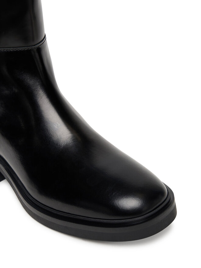 Tommy Hilfiger Stiefel Tommy Hilfiger Th Minimal Abrasivato Long Boot FW0FW08979 Schwarz
