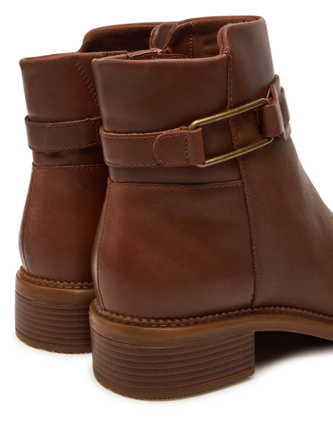 Clarks Škornji Clarks Maye Bella 26179643 Rjava