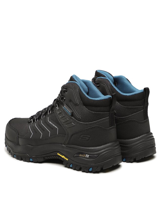 Skechers Bakancs Skechers Arch Fit Dawson Raveno 204634/BLK Fekete