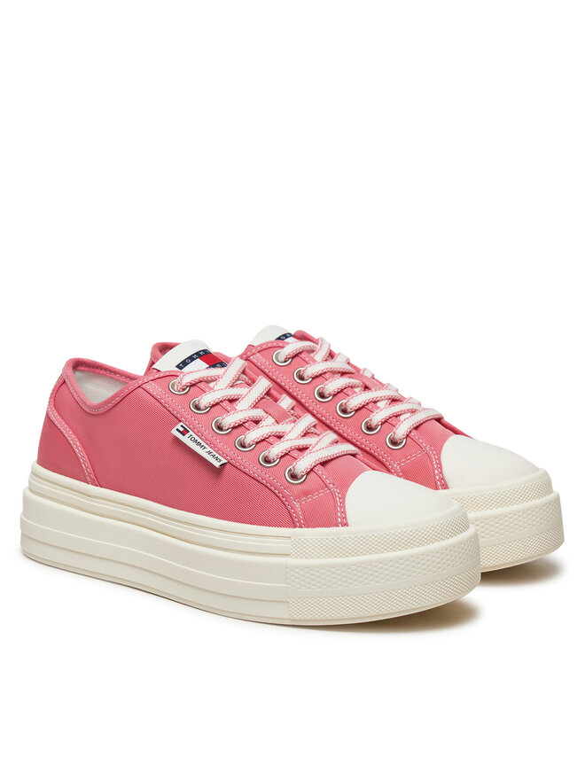 Tommy Jeans Trampki Tommy Jeans Foxing EN0EN02713 Różowy