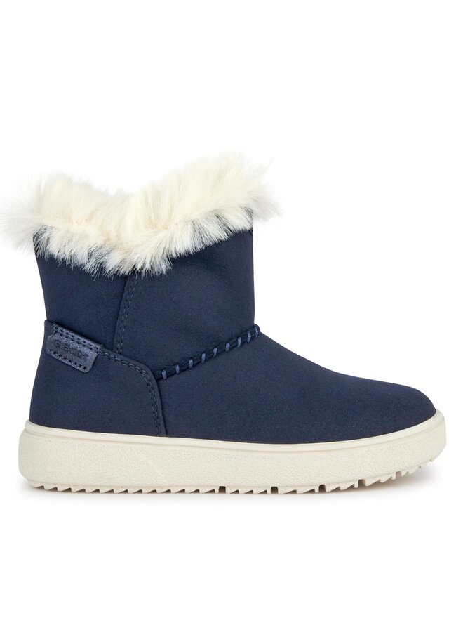 Geox Kozačky Geox J Theleven Girl J36HUD 000AU C4021 S Tmavomodrá