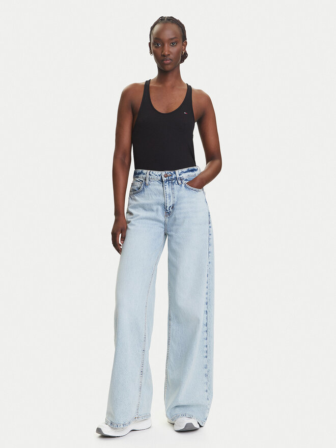 Tommy Jeans Tommy Jeans Marškinėliai DW0DW20917 Juoda Regular Fit