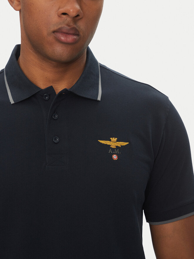 Aeronautica Militare Aeronautica Militare Polo 251PO1308P82 Σκούρο μπλε Regular Fit