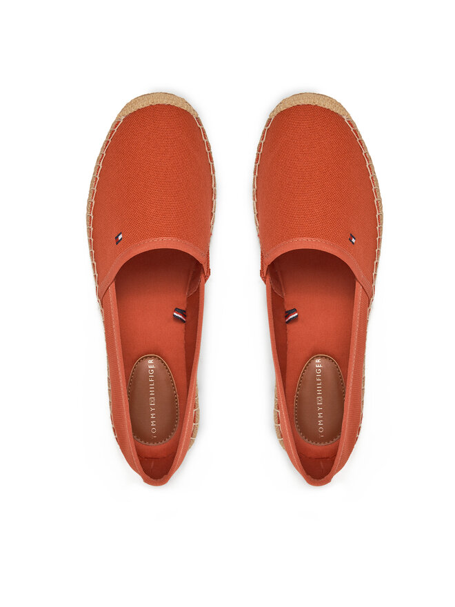Tommy Hilfiger Espadrilles Tommy Hilfiger Flag Canvas Espadrille FW0FW08541 Piros