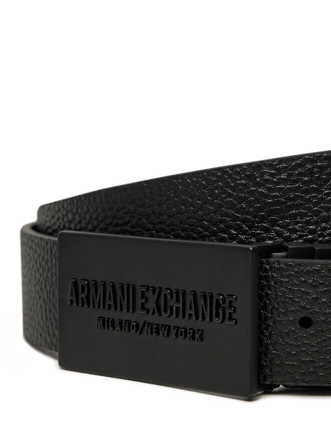 Armani Exchange Cintura da uomo Armani Exchange XM000289 Nero