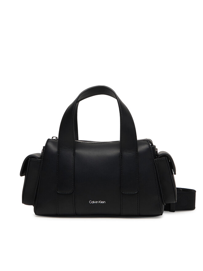 Calvin Klein Handtasche Calvin Klein Webbing Strap Pocket Bag LV04F3291G Schwarz