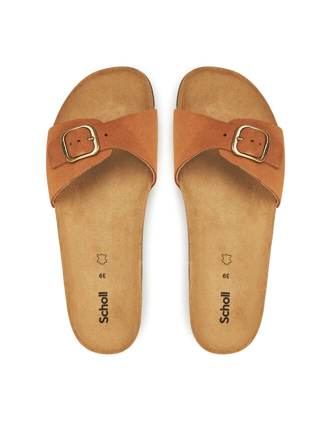 Scholl Παντόφλες Scholl Estelle F32156 Καφέ