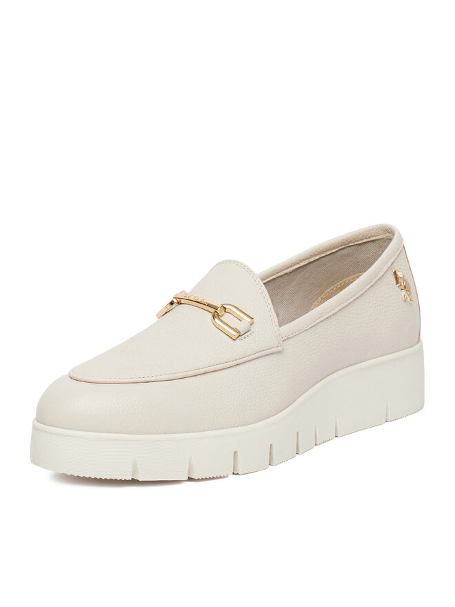 U.S. Polo Assn. Halbschuhe U.S. Polo Assn. EO-NOVA001W/6L1 Écru