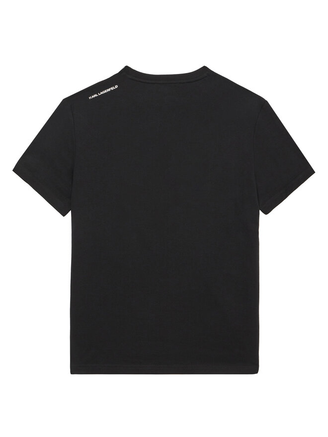 Karl Lagerfeld Kids Karl Lagerfeld Kids T-Shirt Z30235 D Μαύρο Regular Fit