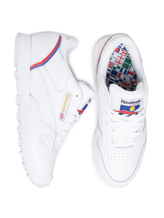 Sneakers Reebok Cl Lthr EG5975 Blanc chaussures