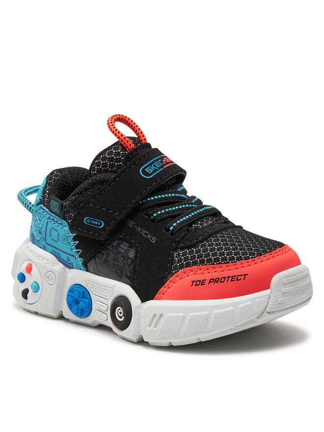 Skechers Sneakersy Skechers Lil Gametronix 402262N/BKMT Czarny