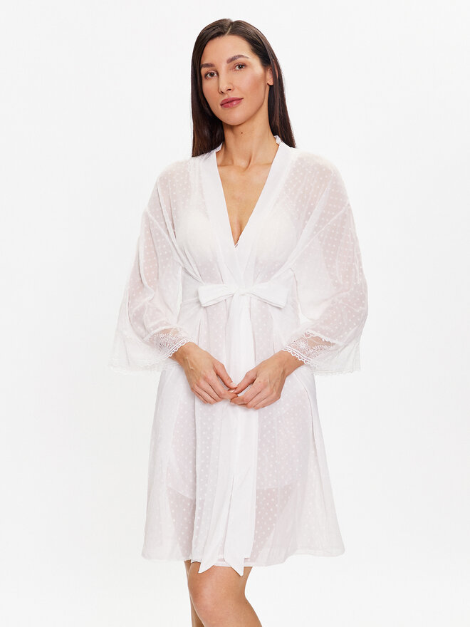 Selmark Selmark Bademantel Penelope 31071 Weiß Regular Fit