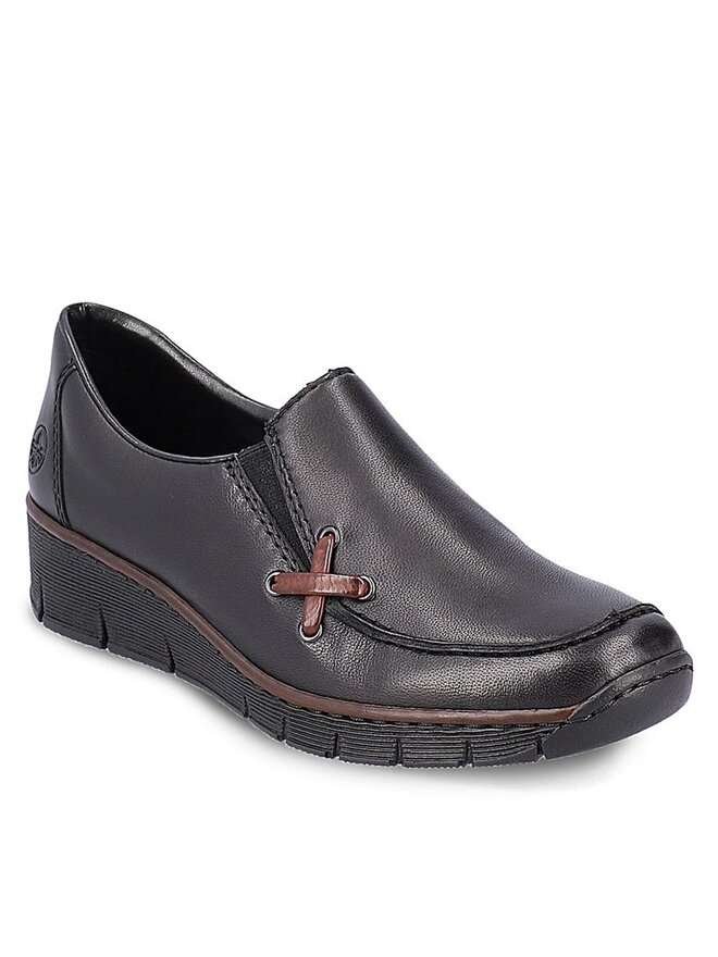 Rieker Halbschuhe Rieker 53783-00 Schwarz