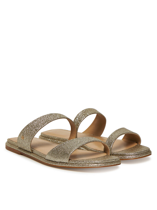 MICHAEL Michael Kors Pantoletten MICHAEL Michael Kors Jaida 40S5JDFS1M Goldfarben