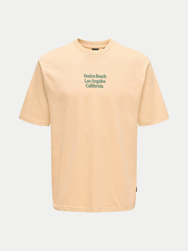 Only & Sons Only & Sons Футболка Kenny 22028736 Рожевий Relaxed Fit