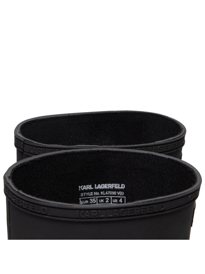 KARL LAGERFELD Гумени ботуши KARL LAGERFELD KL47090 Черен