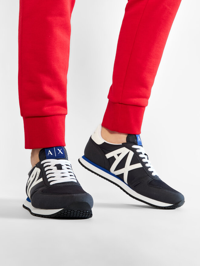 Armani Exchange Sneakersy Armani Exchange XUX017 XCC68 K487 Granatowy