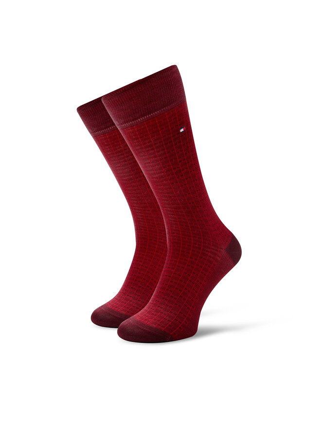 Tommy Hilfiger Calzini lunghi da uomo Tommy Hilfiger 701230606 Rosso