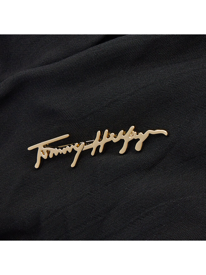 Tommy Hilfiger Schal Tommy Hilfiger Signature Hijab AW0AW11143 Schwarz