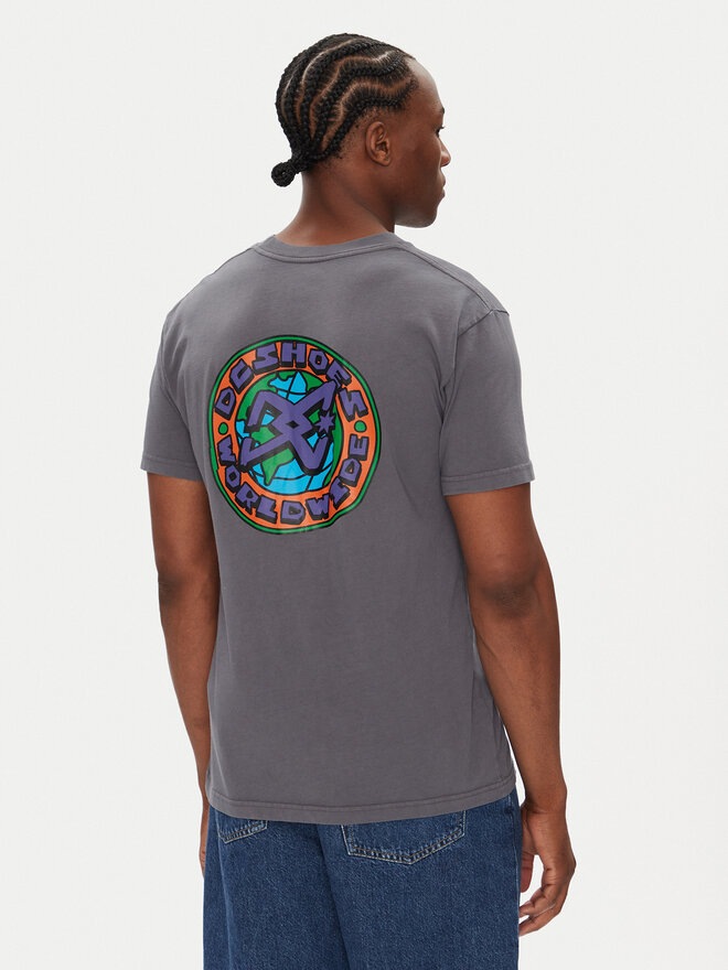 DC DC Футболка ADYZT05458 Сірий Heritage Fit