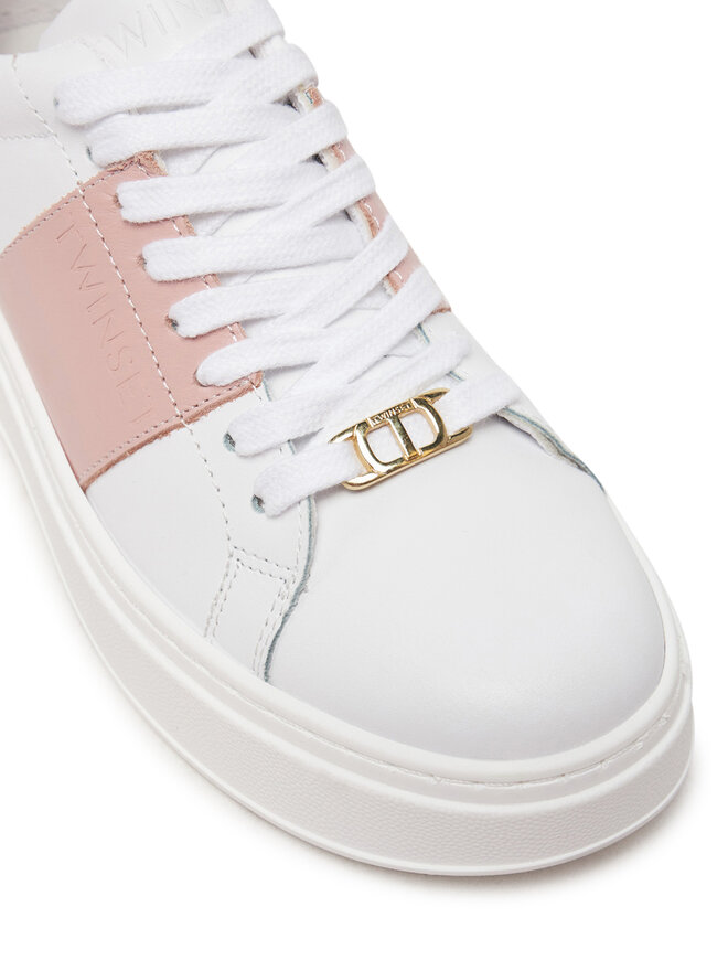 TWINSET Сникърси TWINSET 251GCJ012 Бял