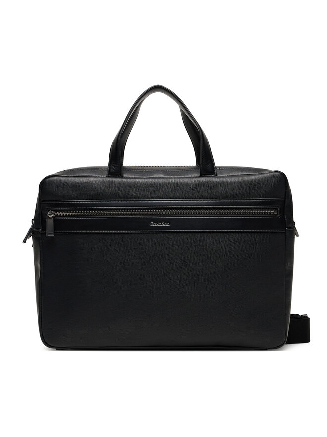 Calvin Klein Brašna na notebook Calvin Klein Zip Commuter Bag LV04D3263G Černá