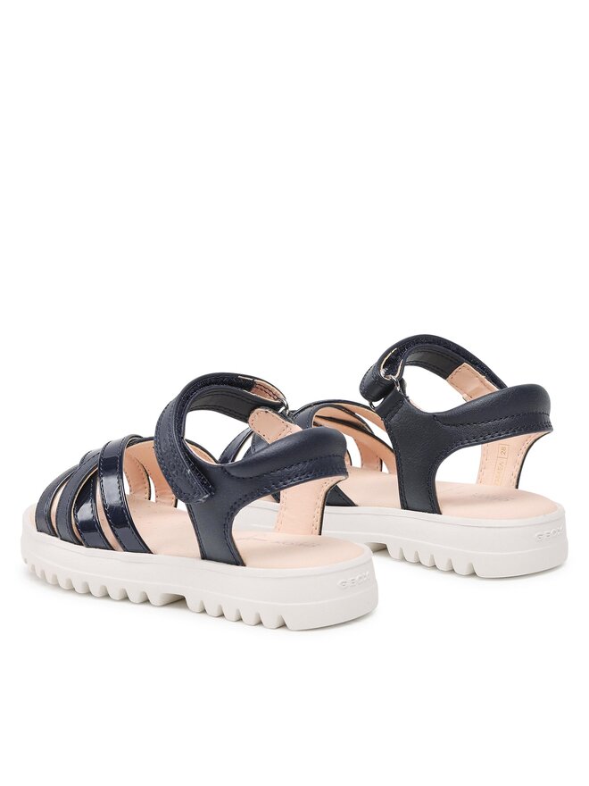 Sandales Geox J Sandal Coralie Gir J356EA05402C4002 S Bleu marine chaussures